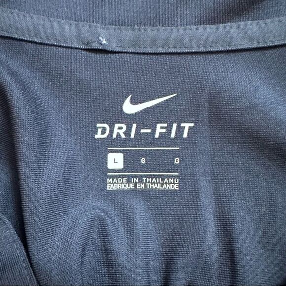 Nike Caterpillar Men’s Navy Short Sleeve Polo Size Large - Picture 5 of 5